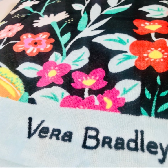 vera bradley bath towels
